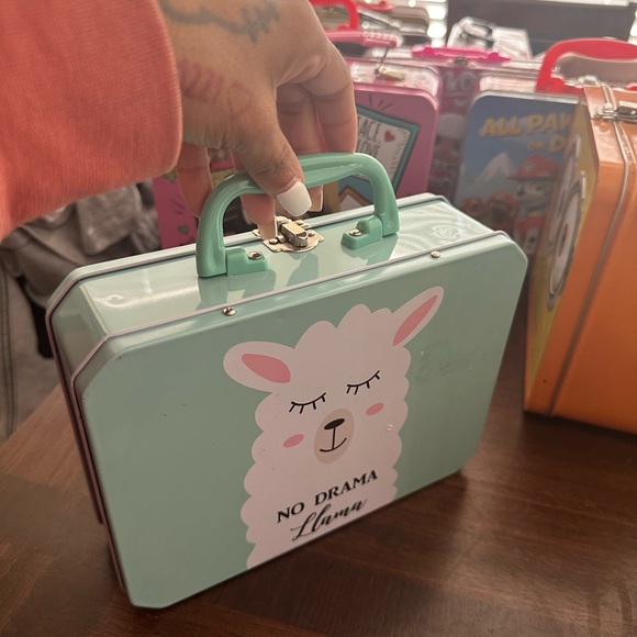 Sac à Lunch Justice Tout Doux Avec Alpagas Arc-en-ciel – Neuf Et Super Mignon !